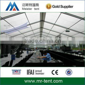 Temporary tent house for celebrations outdoor