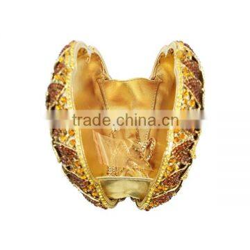 New Design Hard Box Yellow Sunflower Woman Handbag Ladies Purses Evening Clutch Bag (88165A-GY) photo-5