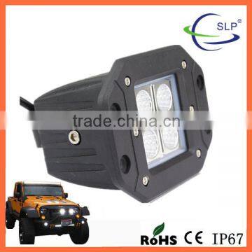 12V 16w led work lamp square LED work light for vehicle