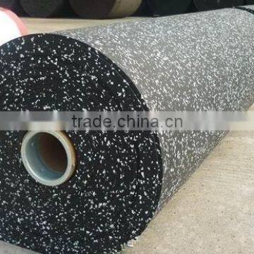 Rubber flooring roll gym rubber floor mat