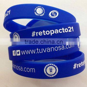 print silicone bracelet bulk promotional gift for kids