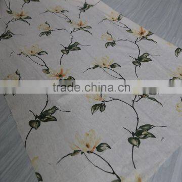 Wholesale home decor French floral printed window curtain fabric for online shopping