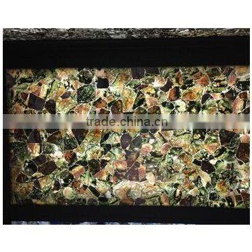 China high quality natural moss agate stone slab