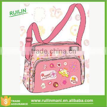 2015 New fashion new happy bee print yummy mummy bag