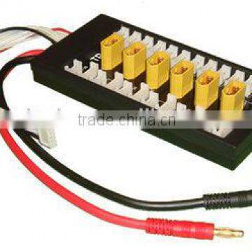 Parallel XT60 Charging Board with 6 XT60 Charge Point connectors