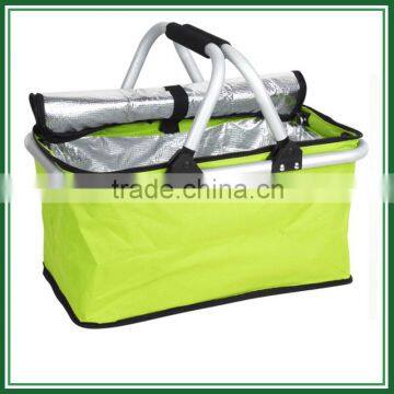 High Quality Insulated Cooler Foldable Picnic Basket