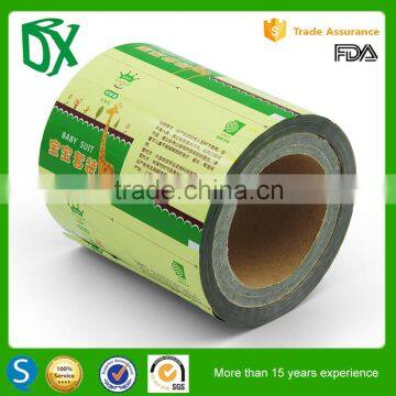 Hot plastic packaging bag for OPP CPP aluminum foil laminated food packaging roll film