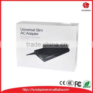 90 Watt Ultra Slim 17mm Thickness Universal Laptop Ac Charger Notebook Power Adapter Power Supply With Single USB Port photo-4