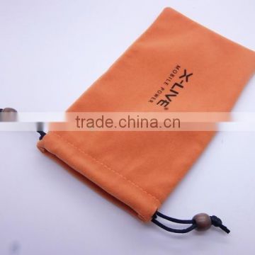 Natural orange fabric bags