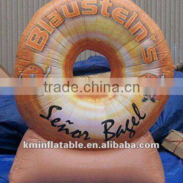 Inflatable bagel