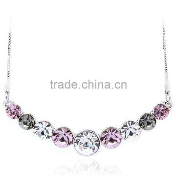 OUXI 2015 Hot sale fashion latest necklace designs made with Austria Crystal 10005