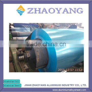 1050 1060 1070 1100 3003 3004 3105 5052 5754 5083 5005 blue color PE film coated Aluminum coil stock