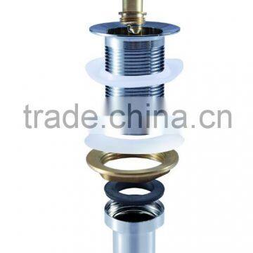 Slotted Push Button Pop up Basin Waste Basket With Ceramic Top photo-6