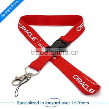 Wholesale custom cheap woven lanyard