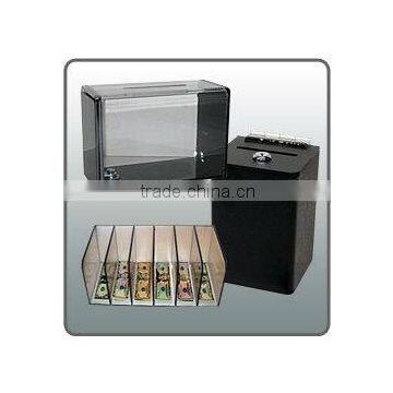 Transparency Acrylic Currency Sorters With Lock