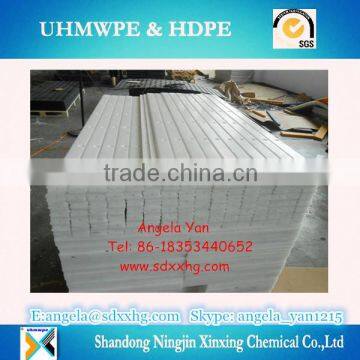 price of HDPE high density polyethylene panel/board/wear strip/ polyethylene wear strip