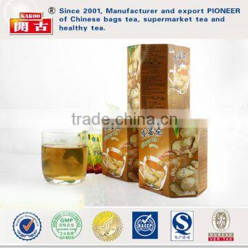 Chinese instant black honey red ginger tea bag
