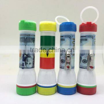 Tiger Head Plastic Led Flashlight Torch World Export Ftp-991