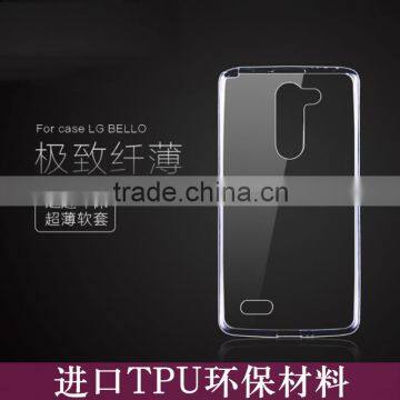 High Quality 0.3mm Ultra Thin TPU Clear Blu Cell Phone Case For LG D337, For LG TUP Cell Phone Cases