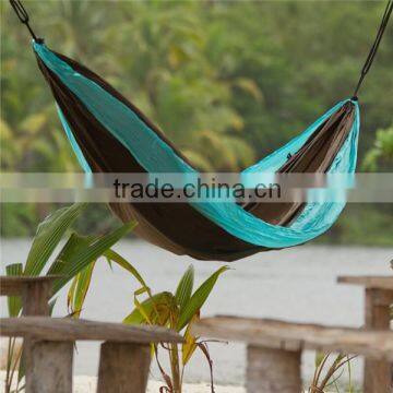 Top Selling Comfortable Garden Nylon Hammock With Ropes