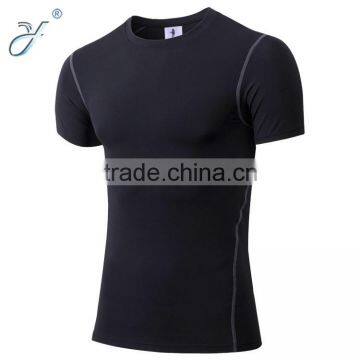 Wholesale Men's Dry Fit Compression T Shirt Body Building T Shirts