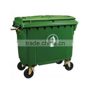 out door plastic garbage bin 1100