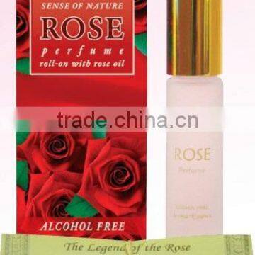 Alcohol free Perfume "ROSE" red, 8ml. Paraben Free. Made in EU. Private Label Available.