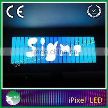 Programmable rgb rigid light bar lpd6803 12v smd5050