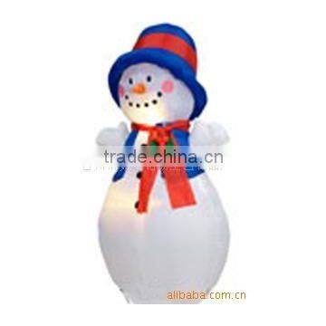 inflatable snowman