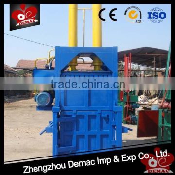 High quality hydraulic vertical cotton baling machine