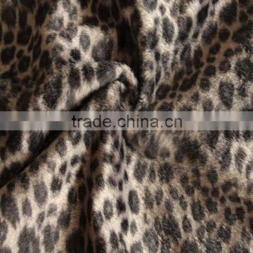 Leopard pattern / penetration printing fabric / false supersoft fabric