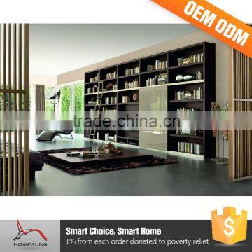 Furniture Home Modern Bookcase Design in Living Room