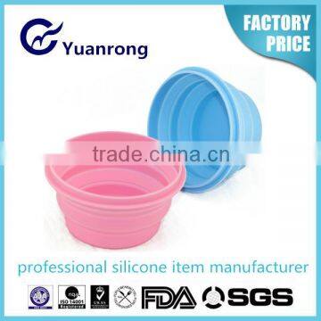 Factory Price BPA Free Silicone Food Bowl with Lid EU Standard