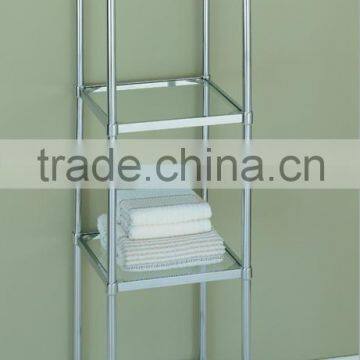 4 Tier Metal Bathroom Storage Shelf Rack