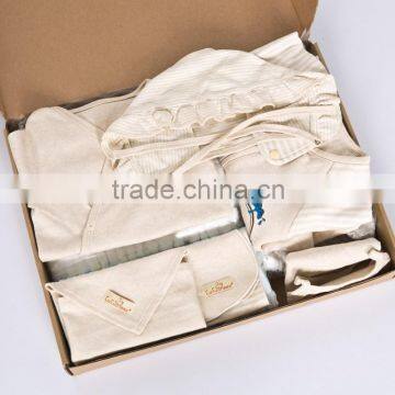100% Cotton Nine Pieces Sets of Baby Clothing Sets Gift Box for Newborn