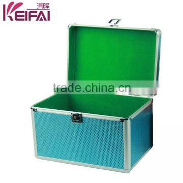 Multi Purpose Aquamarine Grid Pattern Lacquer Box Of Jewelry photo-5