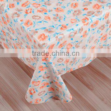 thick plastic cover table cloth/plastic table cloth