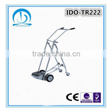 Stainless Steel Medical Oxygen Cylinder Cart