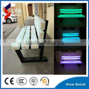 RGB color changing lighting LED plastic chair