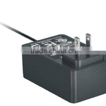 UL CE SAA ROHS Approved 5v-24v lg Lcd Power Adapter for Led Cctv