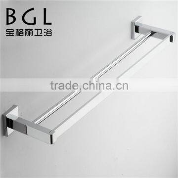 17225 BAOGELI hotel balfour bathroom accessories brass chrome double towel bar