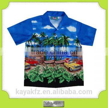 custom high quality allover beach camp party aloha shirt