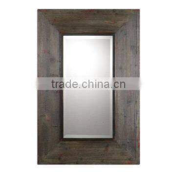 Rustic Metal Frame Mirror,