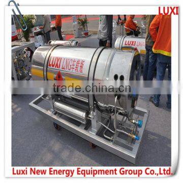 Long use life CDPW500-240-1.59 240L LNG cryogenic cylinder for vehicle