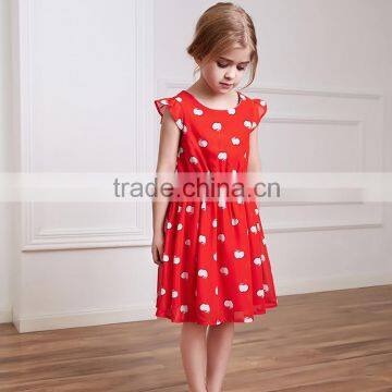 2015 cute baby girl sleeveless chiffon dress