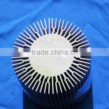 Round LED equipment aluminum material extrusion heat sink