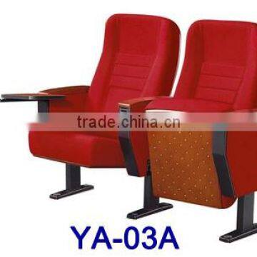 Cinema chair for sale/Theater home chair /Auditorium chair with writing pad YA-03A