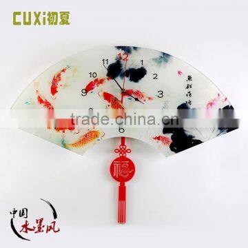 Fashion Home Goods Chinese Style Decorative Acrylic Wall Clock