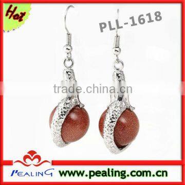 charm silver gemstone costume jewelry earring