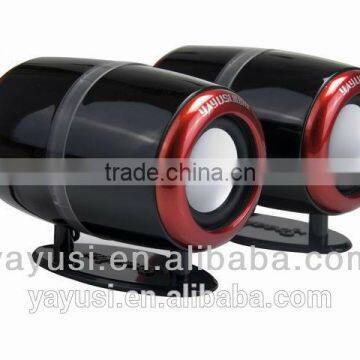 2.0-ch Best Usb Speaker ,passive Type Mini Portable Computer/laptop/pad/pc Speaker With Led Light Flash photo-2